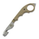 Twisted Assisted - KEEP-SAFE Rescue tool, Tan G-10, Stonewash