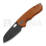 Urban EDC Supply - F5.5 - Orange Paper Micarta & Blackwash M390