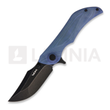 VDK Knives - Talisman Flipper, bleu