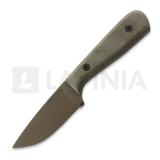 Very Good Knife Co - Adventure 80Crv2 Gen3, brown, green micarta