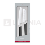 Victorinox - Swiss Modern Keitti&ouml;veitsisetti, 2 kpl, musta