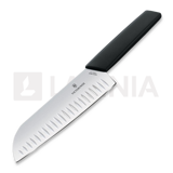 Victorinox - Swiss Modern Santoku 17cm, sort