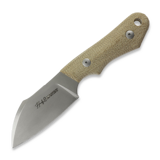 Viper - Handy 2 - Stonewashed - Canvas Micarta, Natural