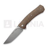 Viper - Safe - Stonewashed - Burlap Canvas Micarta