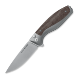 Viper - Wing - Satin - Titanium + Micarta