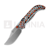 Vosteed - Naga - Stonewash - Bamboo Micarta, Coral Orbit