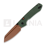 Vosteed - Raccoon 2.0 Top Liner Lock - Copper Dune Sheepsfoot - Micarta, vihre&auml;