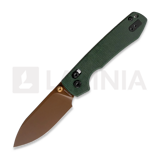 Vosteed - Raccoon Crossbar - Copper Dune Drop - Micarta, verde