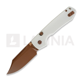 Vosteed - Raccoon Top Liner Lock - Copper Dune Bowie - G10, balta