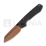 Vosteed - Raccoon Top Liner Lock - Copper Dune Sheepsfoot - Micarta, schwarz