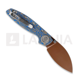 Vosteed - Shilin Cutter - Copper Dune - Micarta, Blue Ocean