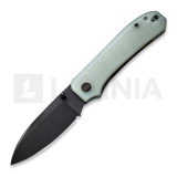 We Knife - Big Banter, Natural G-10, Black Stonewash