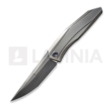 We Knife - Cybernetic, Polished Gray Titanium, Polished