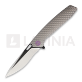 We Knife - Dragon Scale Framelock Gray
