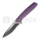 We Knife - Dragon Scale Framelock Purple
