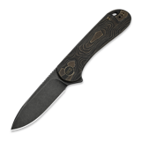 We Knife - Elementum, Bronze Titanium, Black Stonewash