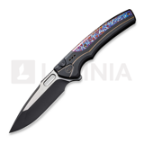 We Knife - Exciton, Black Titanium, Flamed, Black Stonewash