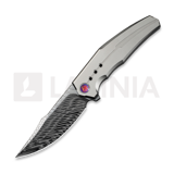 We Knife - Kyklos Damasteel, Gray Titanium