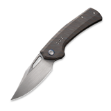 We Knife - Nefaris, Tiger Stripe Flamed Ti, Hand Rubbed Satin