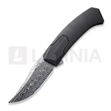 We Knife - Shuddan Hakkapella Damasteel, sort