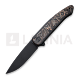 We Knife - Smooth Sentinel Copper Foil CF Inlay