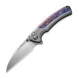 We Knife - Ziffius, Gray/Flamed Titanium, Satin