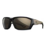 Wiley X - Alpine Matte Black and Tan Frame with CAPTIVATE&trade; Polarized Tungsten Mirror Lense