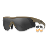 Wiley X - Rogue Comm Tan Frame, Smoke Grey/Clear/Light Rust