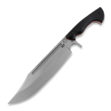 Work Tuff Gear - Puzon Wilderness Bowie, Black/Red Liner G10