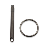 Zyac Knives - Titanium Folding EDC Toothpick with Knurling Grip