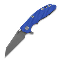 Hinderer - 3.0 XM-18 Wharncliffe Tri-Way Working Finish Blue G10
