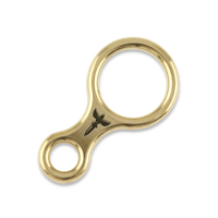 Audacious Concept - Mini Figure Eight - Brass - Hand Polished