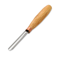 Compact straight rounded chisel, 10 mm