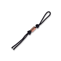 Lanyard with Stainless Steel Rose Gold PVD Bead