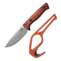 SlipRidge Fixed Blade, wood handle + Hook combo