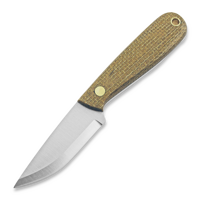 Necker 70 Scandi, mustard micarta