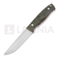 Trooper 115, scandi, green micarta, firesteel