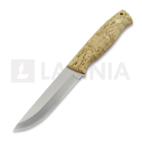 Trooper 115, scandi, stab. curly birch, firesteel