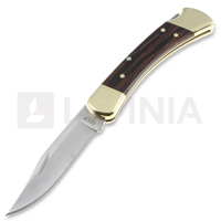 Buck - Folding Hunter 110, nahkainen vy&ouml;kotelo