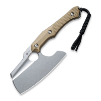Aratra, Diamond Pattern Tan G-10, Stonewash