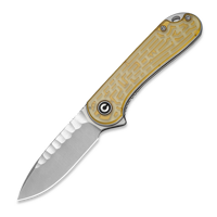 CIVIVI - Elementum, Polished Ultem, Satin Rock-Grind