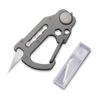 CIVIVI - Polymorph Titanium Carabiner Keychain Multi-Tool
