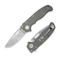 AD 20.5 Smooth Titanium 20CV, clip point