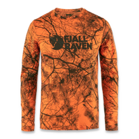 Fj&auml;llr&auml;ven - V&auml;rmland Wool LS M, Orange Multi Camo