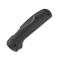 Carbon Fiber Lotus Scales for Spyderco Shaman - Basket Weave