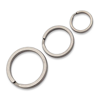 Flytanium - Titanium Split Key Rings - Set of 3