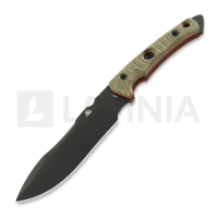 Tier1-BC, Micarta OD - Orange Liner, PVD