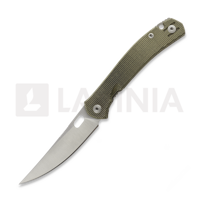 ACE Bleecker, Green Canvas Micarta