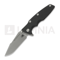 Eklipse 3.5 Fullered Skinny Harpoon Spearpoint, Working Finish, Black