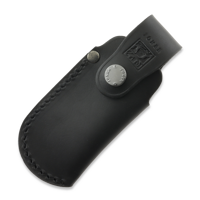 Black Leather Folding Knife Sheath 40 x 115 mm